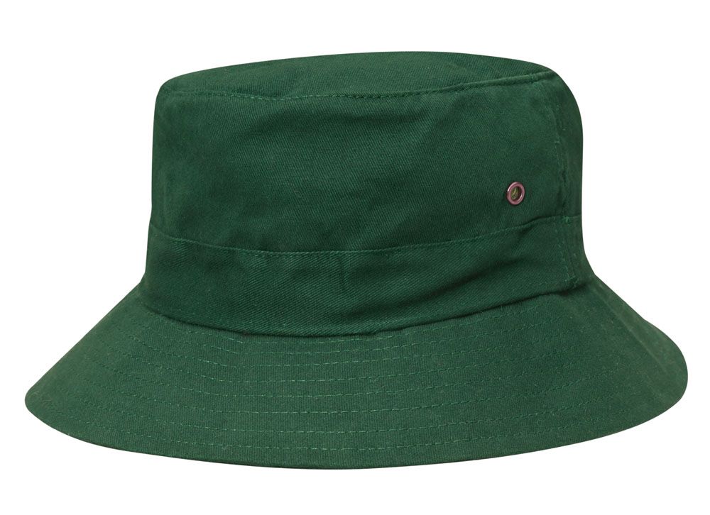 Kids Twill Bucket Hat w/Toggle