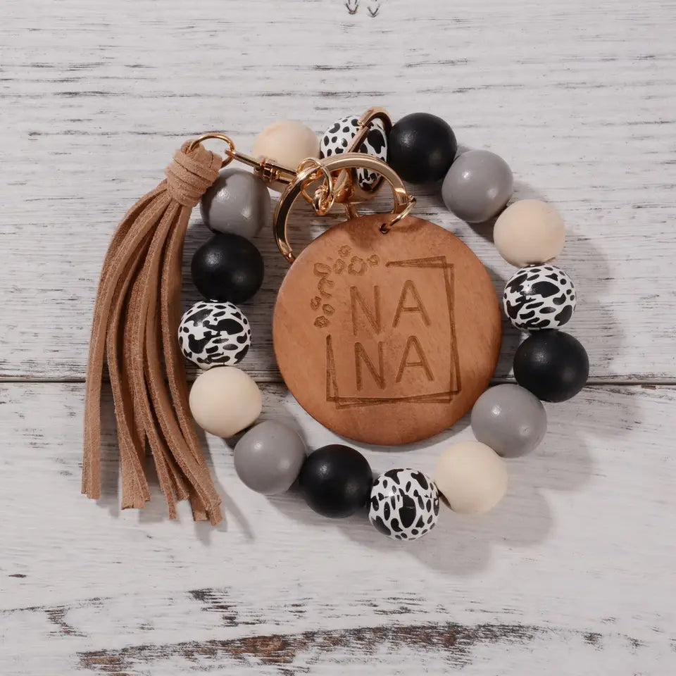 Beaded Wristlet Keychain - Creative Printz