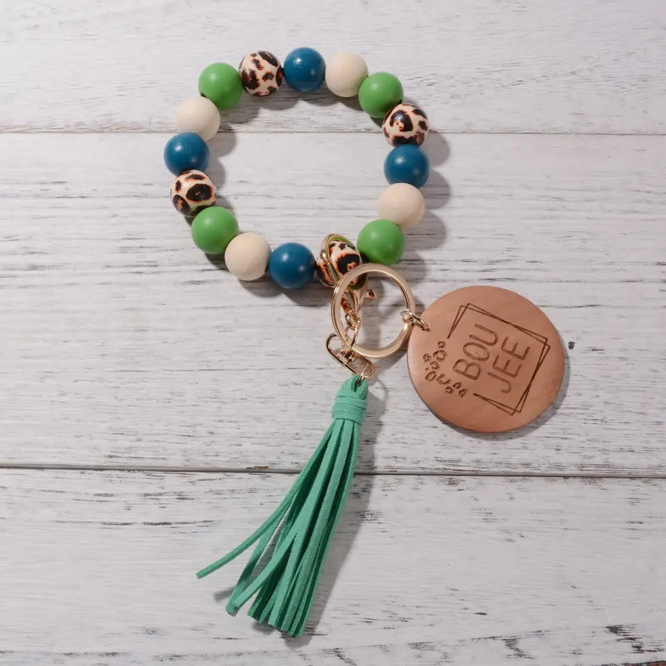 Beaded Wristlet Keychain - Creative Printz