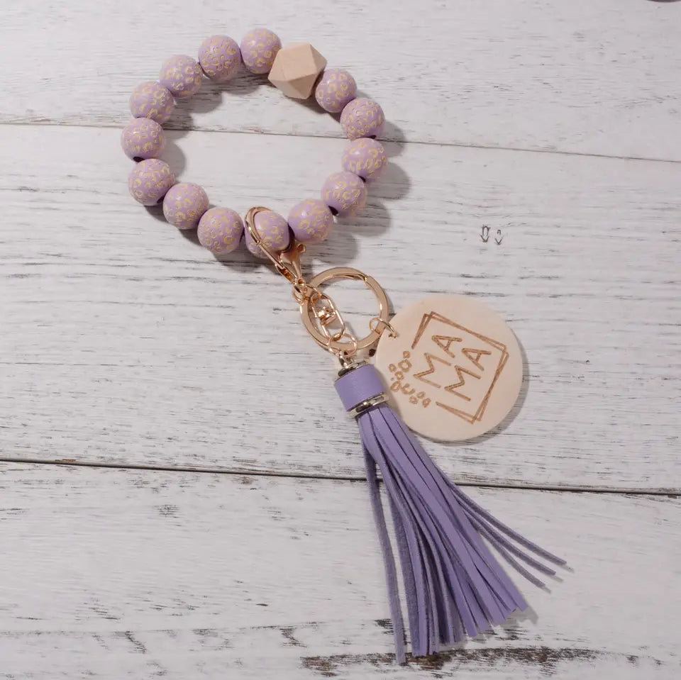 Beaded Wristlet Keychain - Creative Printz