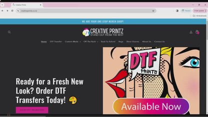 Custom DTF Transfers