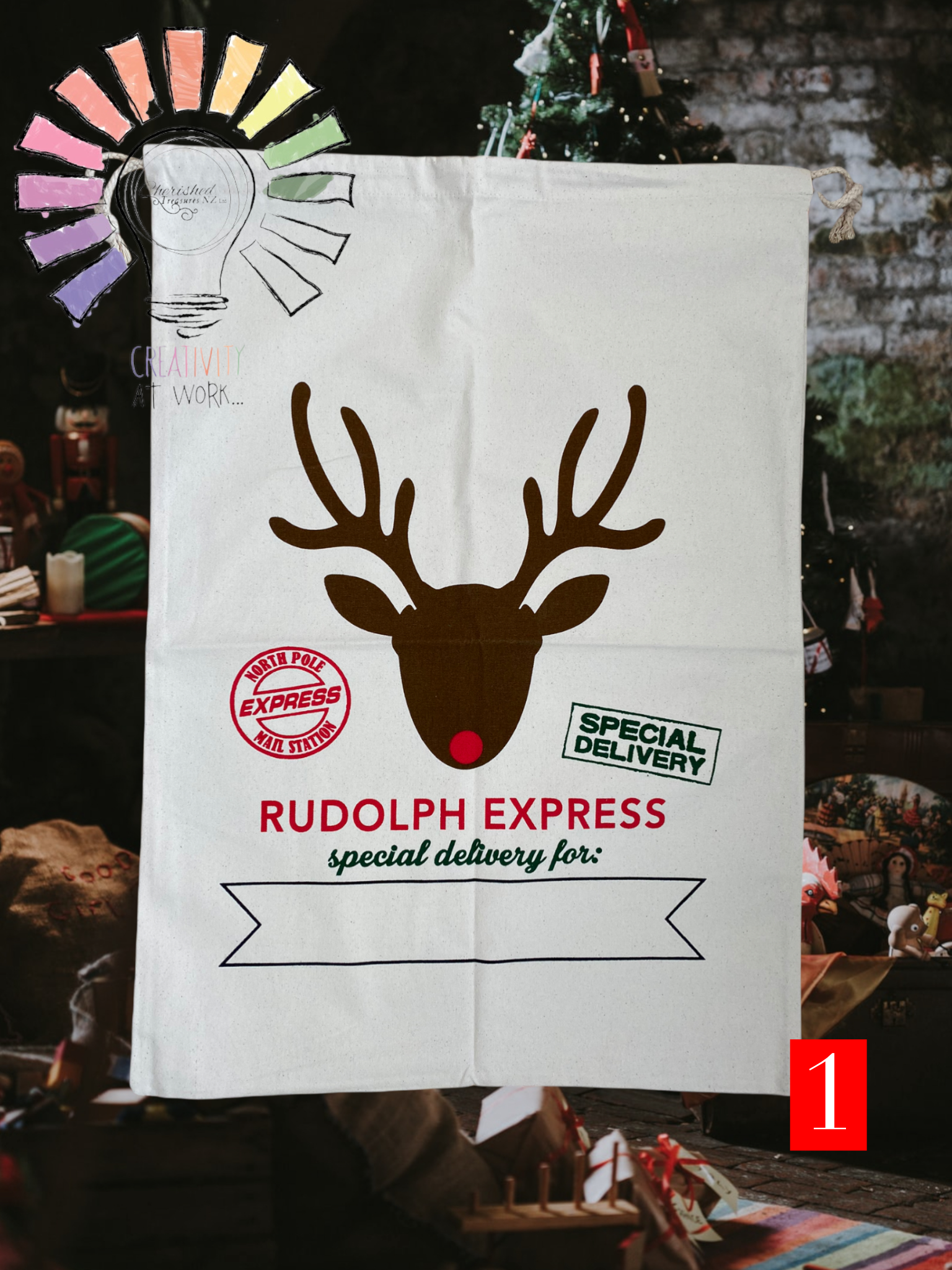 Personalized Santa Sacks ~ *Limited Quantities* - Creative Printz