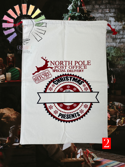 Personalized Santa Sacks ~ *Limited Quantities*