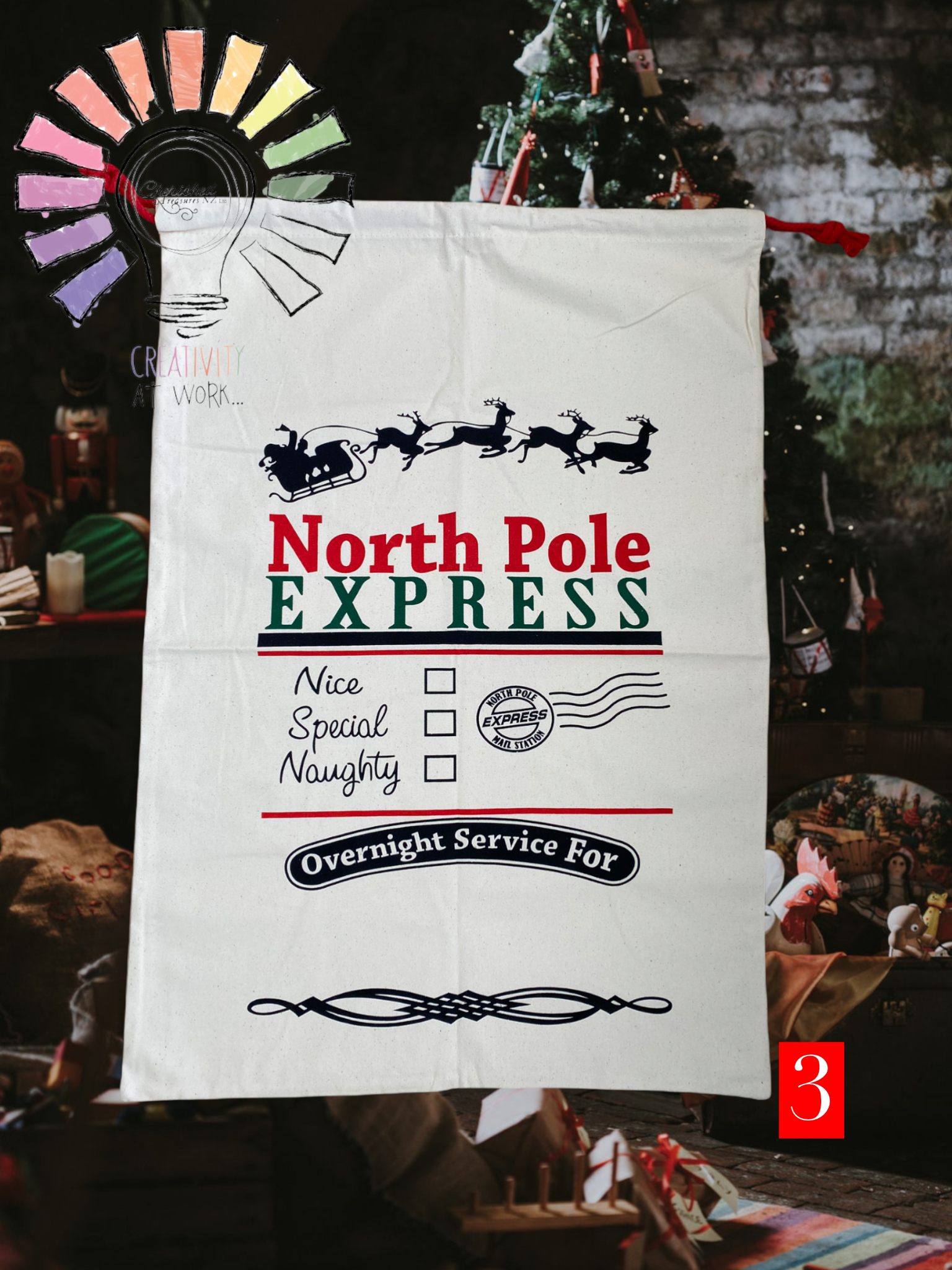 Personalized Santa Sacks ~ *Limited Quantities* - Creative Printz