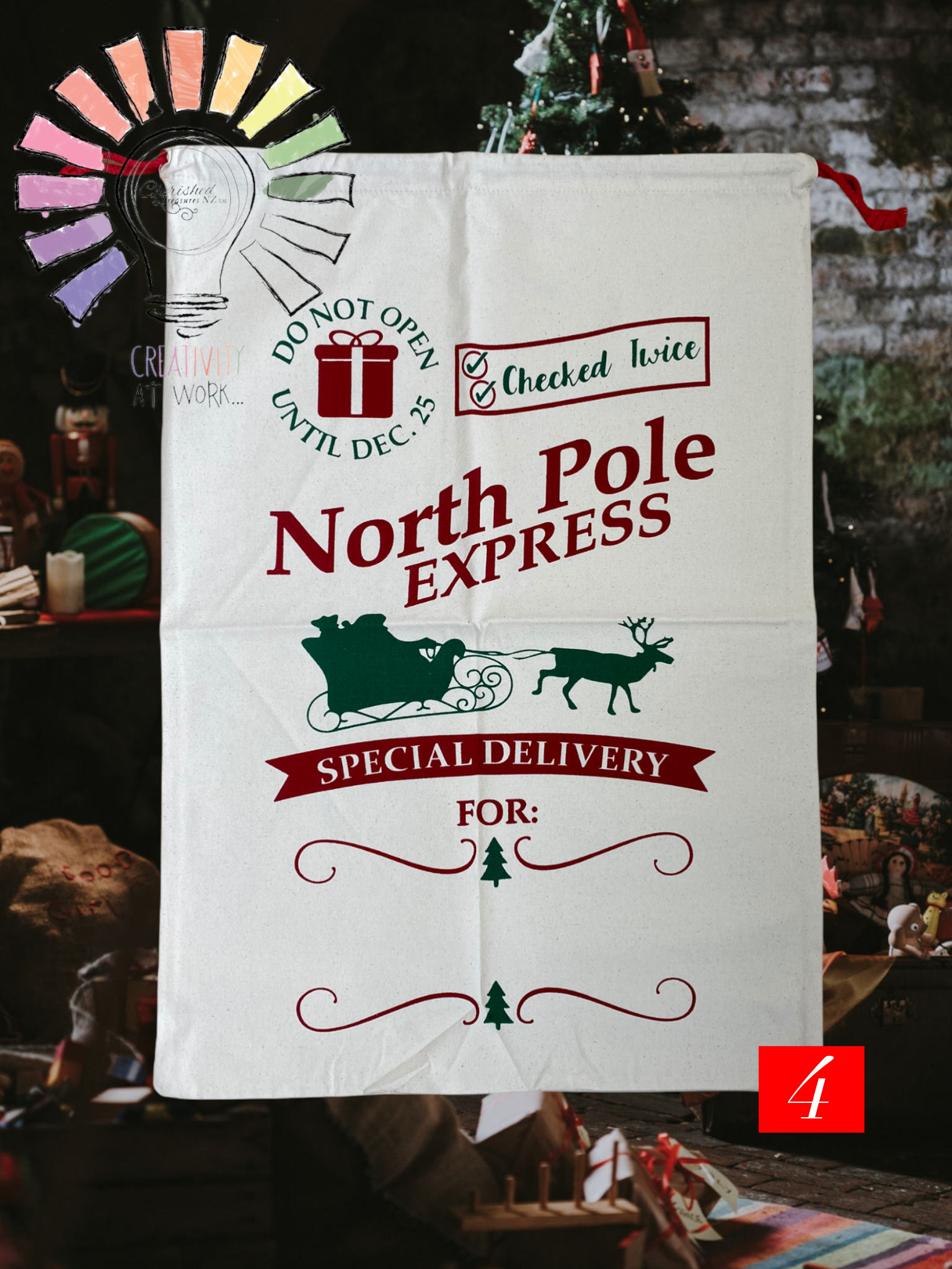 Personalized Santa Sacks ~ *Limited Quantities* - Creative Printz