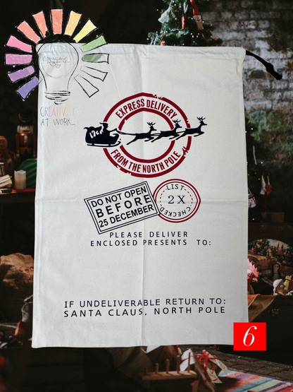 Personalized Santa Sacks ~ *Limited Quantities*