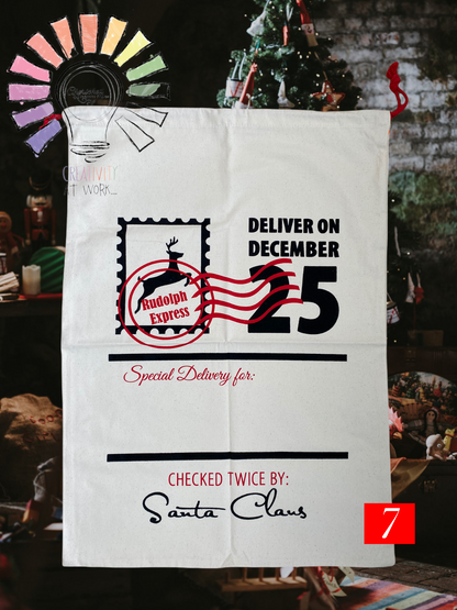 Personalized Santa Sacks ~ *Limited Quantities* - Creative Printz