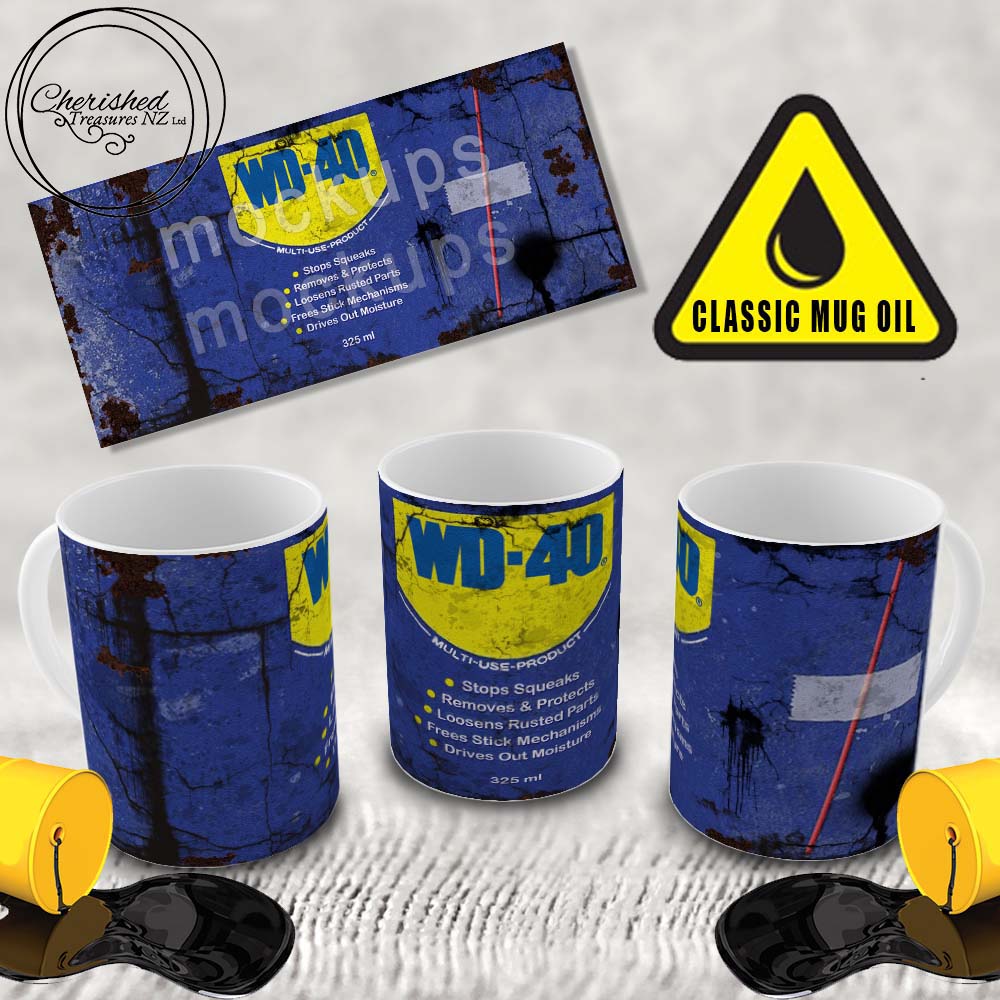 Classic Oil Can Mug - Creative Printz