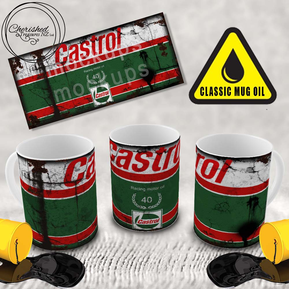 Classic Oil Can Mug - Creative Printz