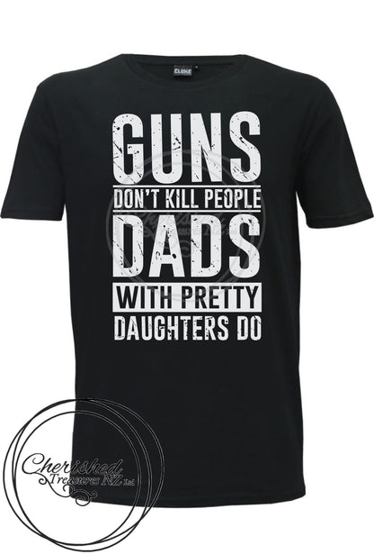 Guns don’t shoot people Men’s T-Shirt - Creative Printz